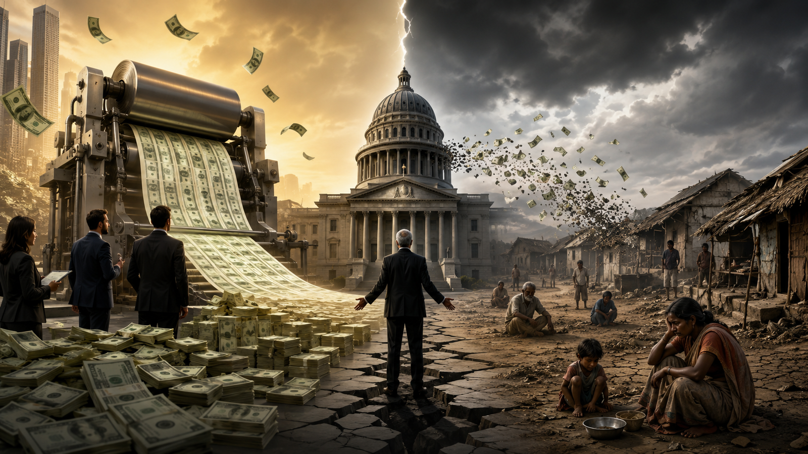 Why the Government Cannot Simply Print Money to Eradicate Poverty